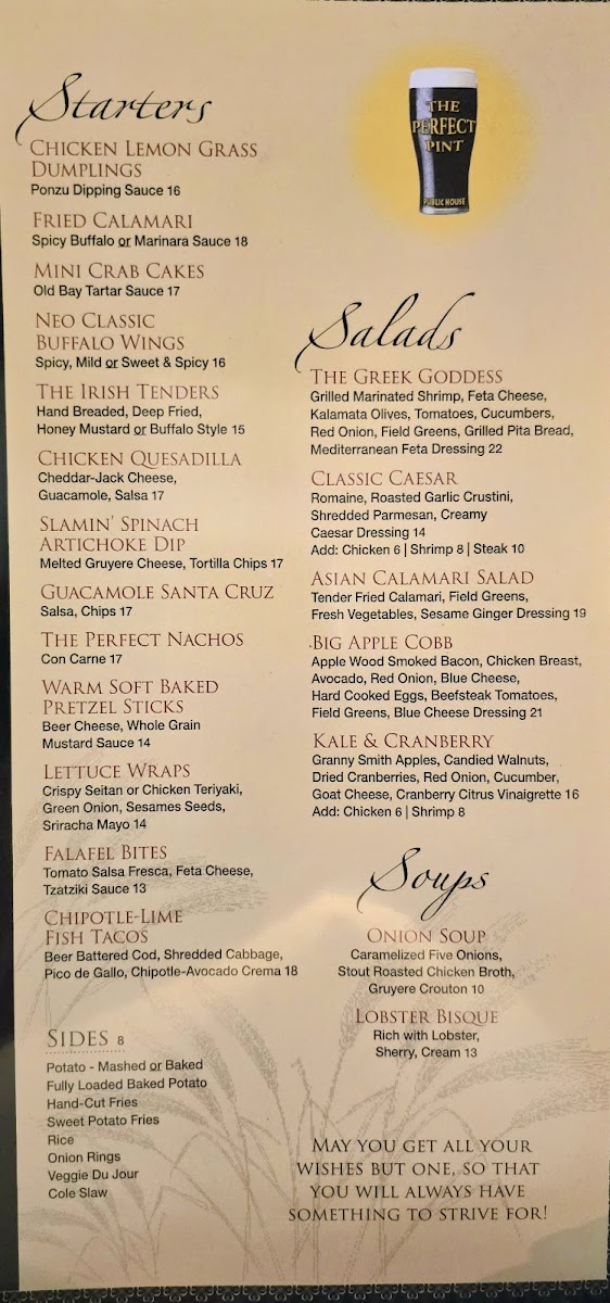 The Perfect Pint Menu - Image 6